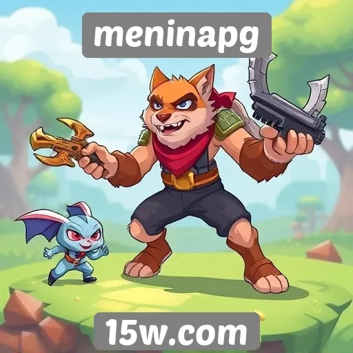 Evolução dos jogos disponíveis no meninapg