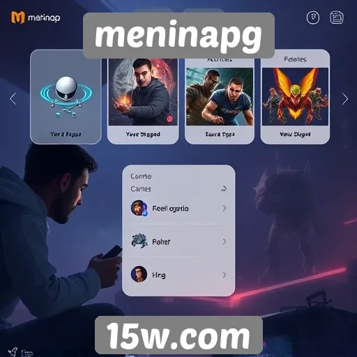 Interface do usuário no meninapg recebe atualizações